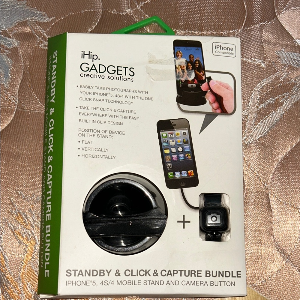 h.i.p. Black Mobile Stand & Capture Kit for iPhone